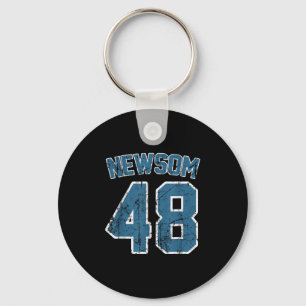 Gavin Newsom 2028 For President Election Campaign Keychain