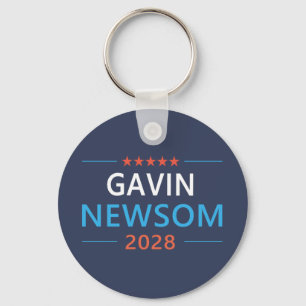 Gavin Newsom 2028 For President Keychain