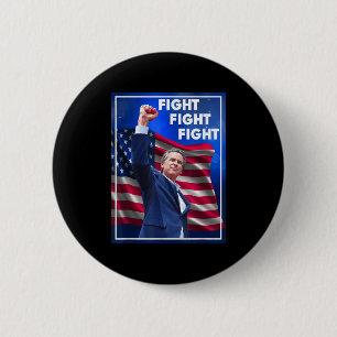 Gavin Newsom Fight Fight Fight, Funny Sarcastic Ga 2 Inch Round Button