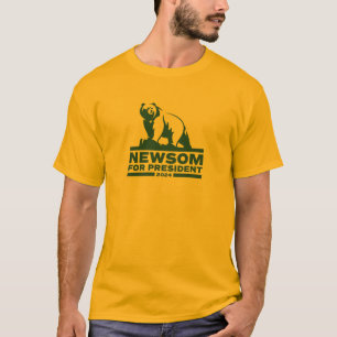 Gavin Newsom for President - 2024 - Bear T-Shirt