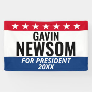 Gavin Newsom for President - Campaign Banner