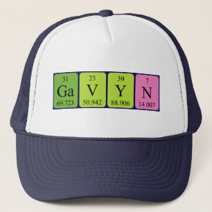 Gavyn periodic table name hat