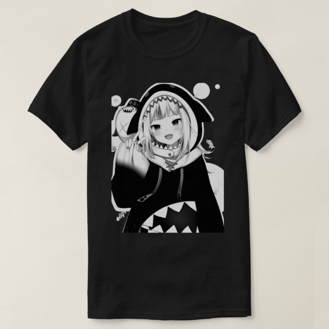 Gawr Gura Manga(Hololive EN Vtuber)   T-Shirt (Design Front)