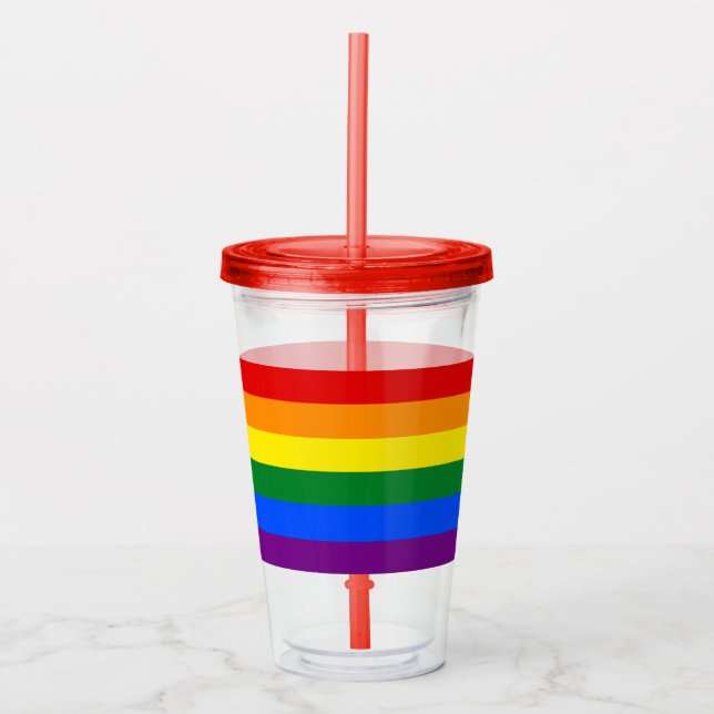 Gay Acrylic Tumbler (Front)