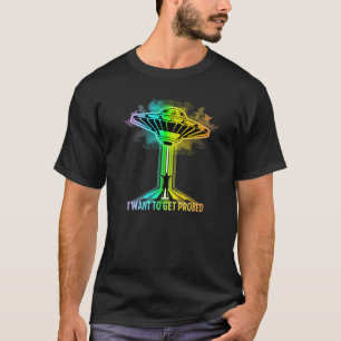 Gay Adult Humour For LGBQ UFO Abduction Fans T-Shirt