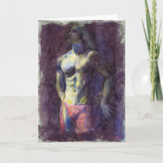 Gay Art Holiday Card