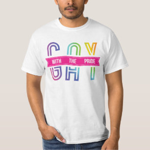 Gay avec la Fierté en 3 couleurs T-shirt