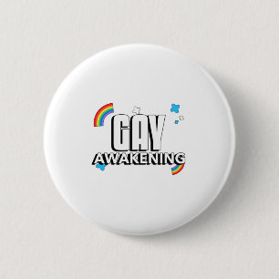 Gay Awakening 2 Inch Round Button