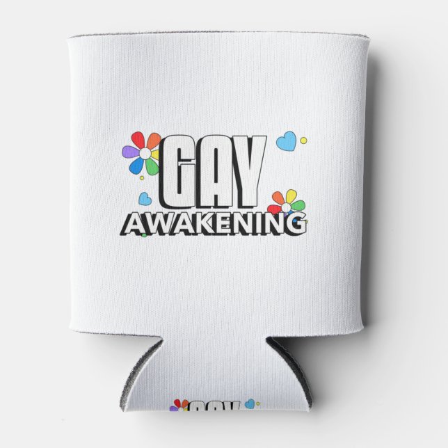 Gay Awakening Can Cooler (Front)
