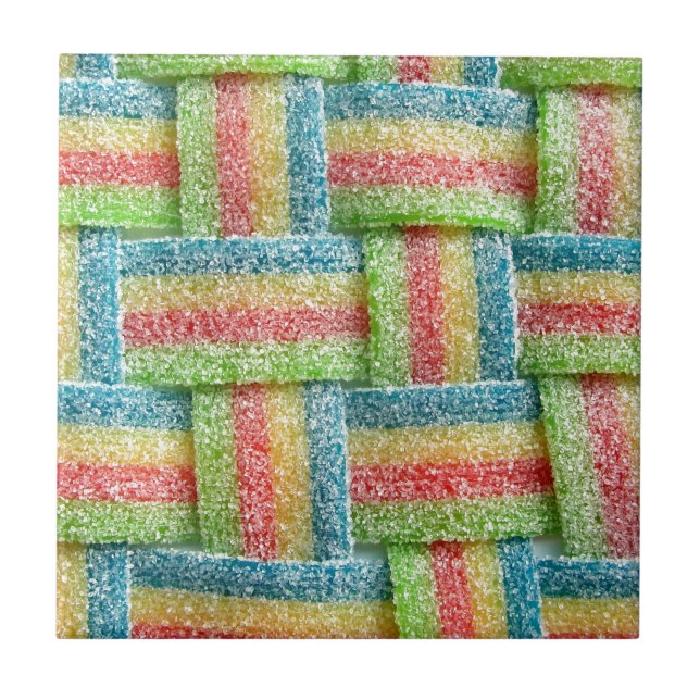 Gay Bacon Strips Tile (Front)