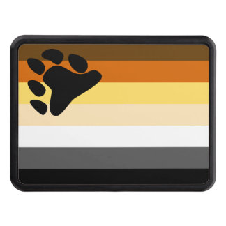 Gay Bear Brotherhood Flag Trailer Hitch Cover