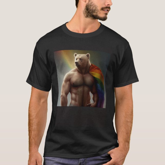 Gay Bear for lgbtq T-Shirt (Front)