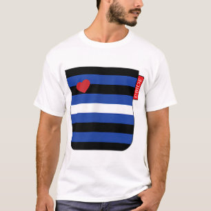 Gay Bear Leather Pride Pocket Print Flag T-Shirt