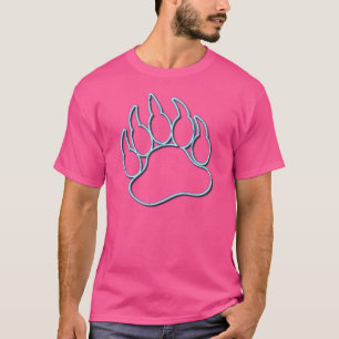 GAY BEAR PAW NEON BLUE - Shirt