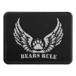 Gay Bear Pride Bear Paw Bears Rule Trailer Hitch Cover