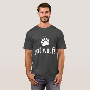 Gay Bear Pride Bear Paw Got Woof T-Shirt