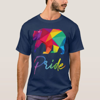 Gay Bear Pride  LGBT Rainbow Flag Pride Month T-Shirt