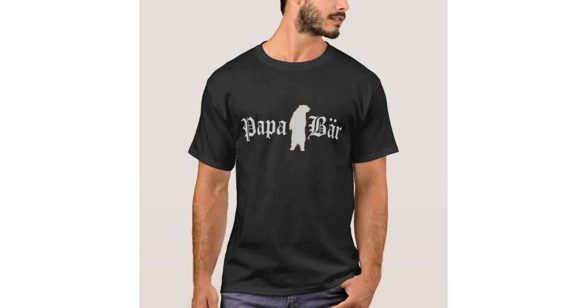 Gay Bear Pride Papa Bear In German T-Shirt Zazzle.ca.