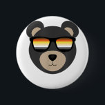 Gay Bear Sunglasses logo  2 Inch Round Button<br><div class="desc">Gay Bear Sunglasses logo</div>