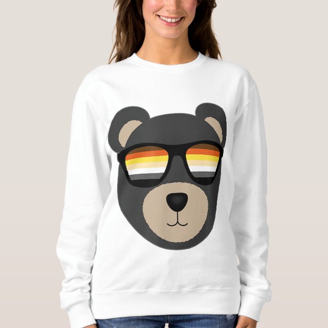 Gay Bear Sunglasses Sweatshirt (Front)