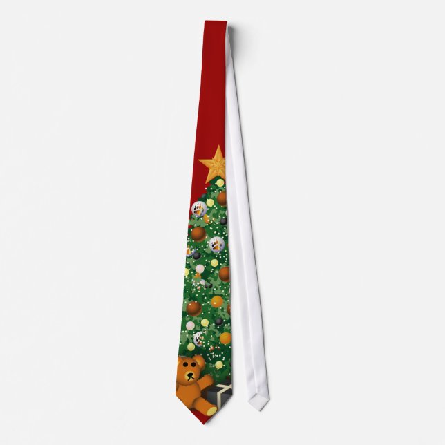 Gay Bears Christmas Tree Tie #2 (Front)