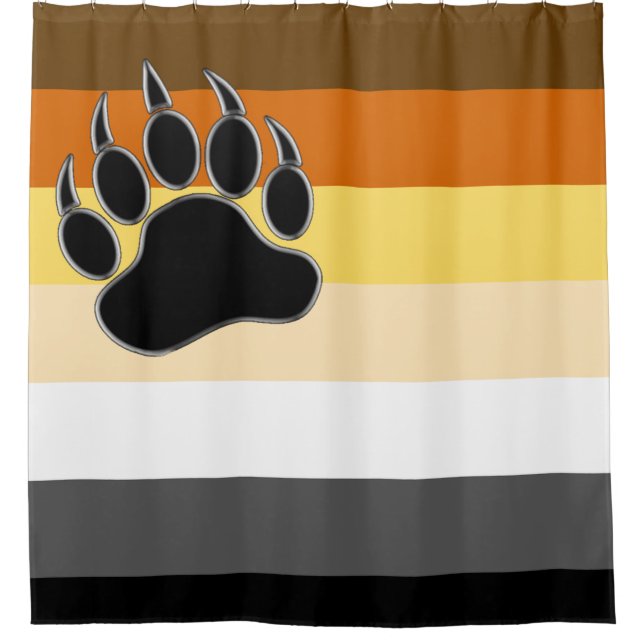 Gay Bears Pride Flag and Bear Paw (Front)