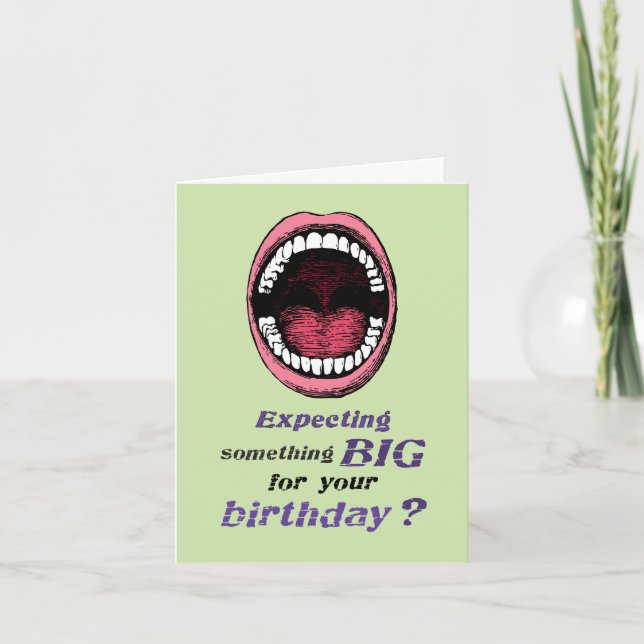 Gay Birthday Alternate Verse Card (Front)