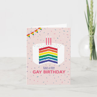 Gay Birthday Wish for Life Partner Card