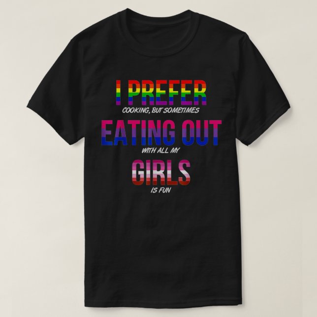 Gay Biseual Lesbian Pride Flag LGBTQ Funny LGBT Al T-Shirt (Design Front)