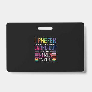 Gay Bisexual Pride Flag LGBTQ Badge
