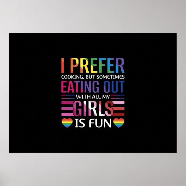 Gay Bisexual Pride Flag LGBTQ Poster (Front)