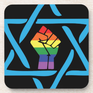 Gay Black Jewish Coaster