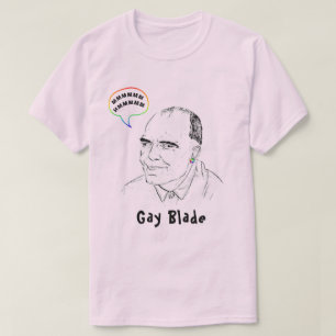 Gay Blade LGBTQ+ Gay Pride Humour T-Shirt