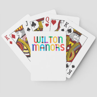 Gay-Borhood Pride - Wilton Manors  Playing Cards