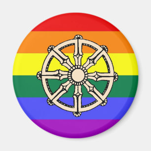 Gay Buddhist Pride Magnet