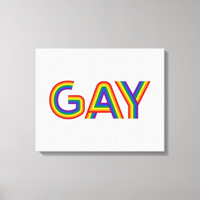 GAY CANVAS PRINT (Front)