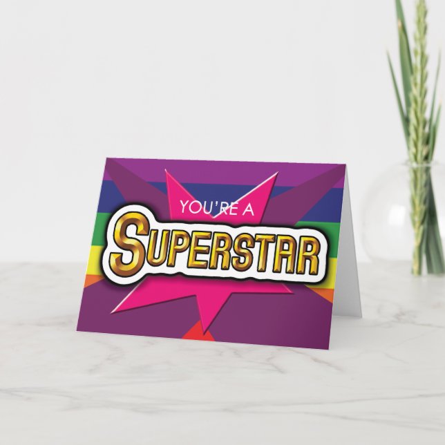 Gay Cards - SuperStar (Front)