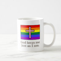 Gay Christian flag slogan