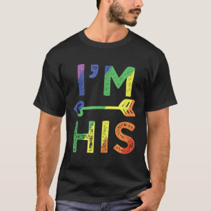 Gay Couple Matching Im His LGBT Pride T-Shirt