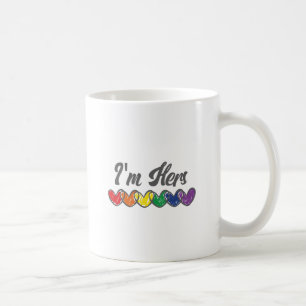 Gay Couples Matching LGBT Im Hers Gay Pride Coffee Mug