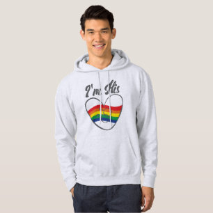 Gay Couples Matching LGBT I'm His Gay Pride Hoodie