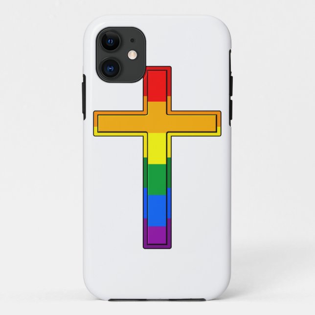 Gay Cross Case-Mate iPhone Case (Back)
