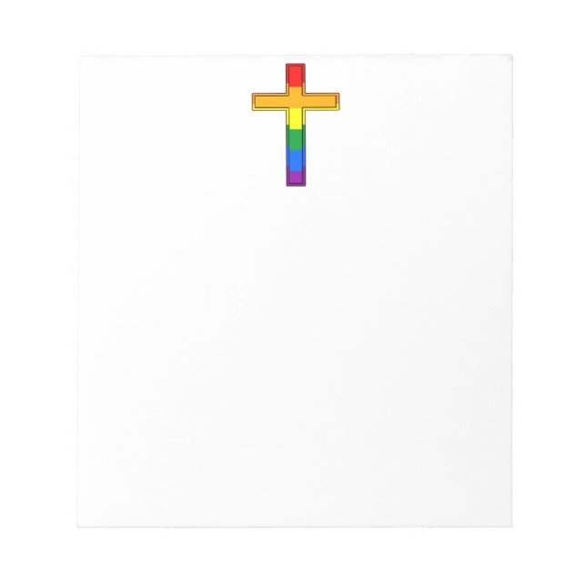 Gay Cross Notepad (Front)