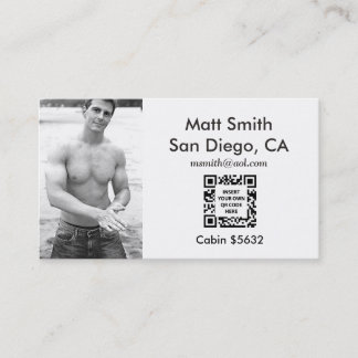 Gay Cruise Card (with back and QR code)