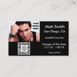 Gay Cruise Card with QR Code