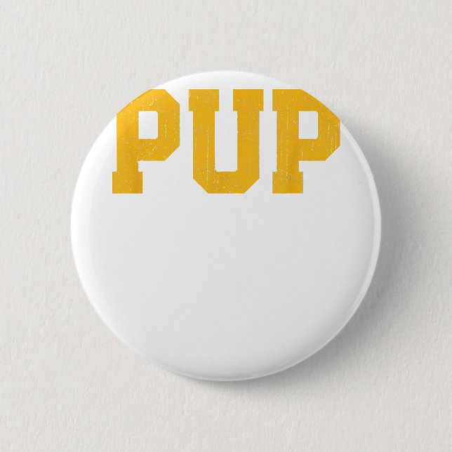 Gay Cruising PUP Rainbow Flag Gay Pride Parade LGB 2 Inch Round Button (Front)