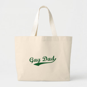 Gay Dad Large Tote Bag
