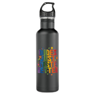 gay "Dudes Just Taste Better" 710 Ml Water Bottle