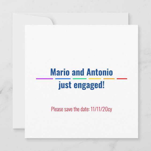 Gay Engaged (Front)