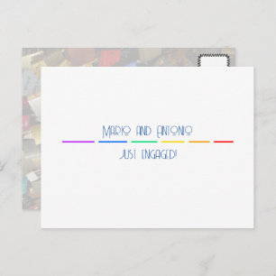Gay Engaged Postcard